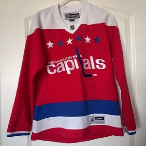 Women’s Reebok Washington Capitals Red Throwback Style NHL Jersey